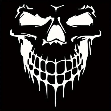 Holographic Skull Vinyl Car Sticker